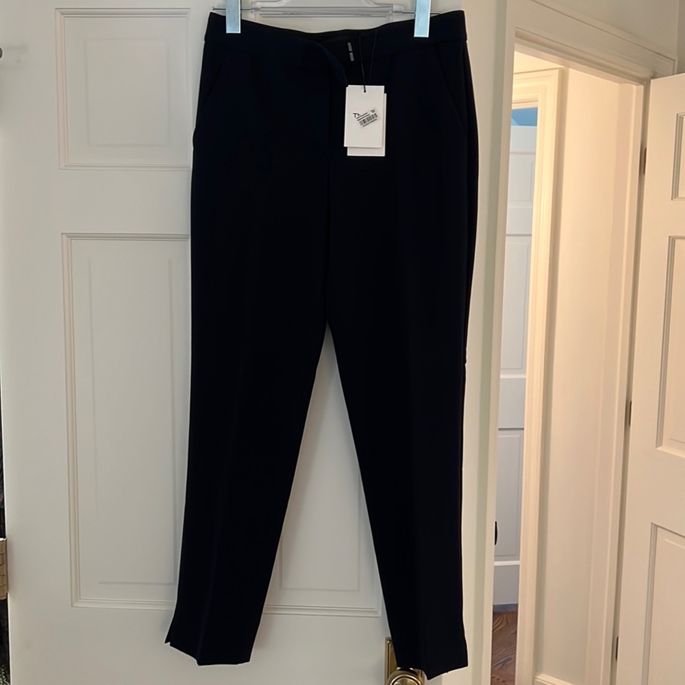 Theory Deep Navy Admiral Crepe Pant